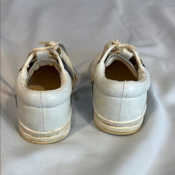 Vintage Stride Rite, Toddler/Baby Walking Saddle Shoes, Navy/White, sz 5 1/2 M - Picture 6 of 13
